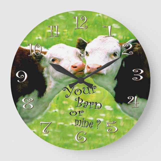 Kuhuhr Große Wanduhr (Vorderseite)