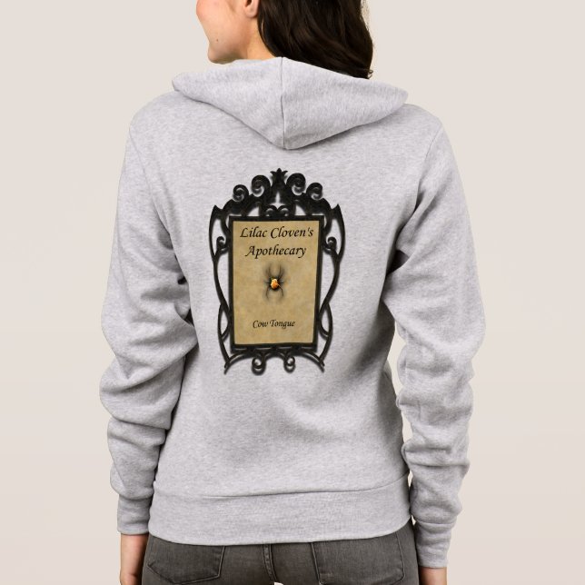 Kuhzunge Hoodie (Rückseite)