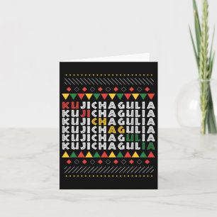 Kujichagulia Kwanzaa Afrikanisches Selbstdetermi Karte