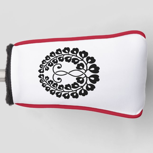 Kujo wisteria golf headcover (Vorderseite)