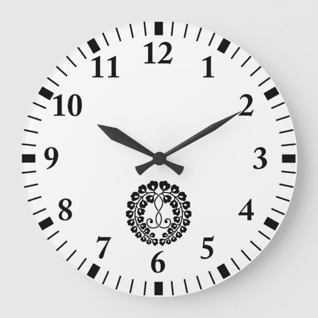 Kujo wisteria große wanduhr (Vorderseite)