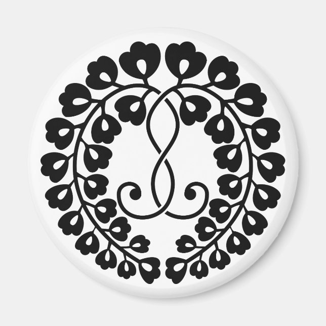 Kujo wisteria magnet (Vorne)