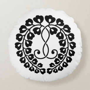 Kujo wisteria rundes kissen