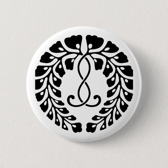 Kujo Wisterie Button (Vorderseite)