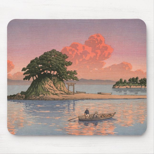 Kujukushima Shimabara von Kawase Hasui Mousepad (Vorne)