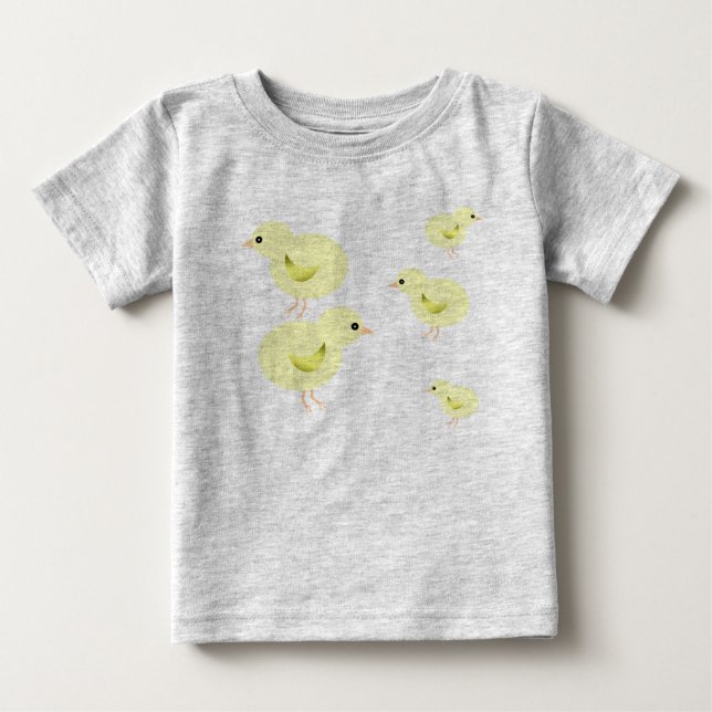 Küken Baby T-shirt (Vorderseite)