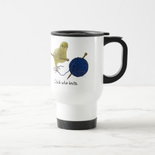 Küken die Strickreise-Tasse Reisebecher
