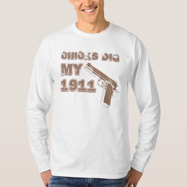 Küken graben mein 1911 - TAN T-Shirt (Vorderseite)