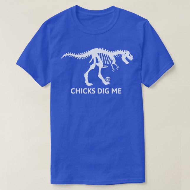 Küken graben mir Dino TShirt (Design vorne)