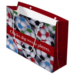 Küken-Grabungs-Fußball-Spieler Große Geschenktüte