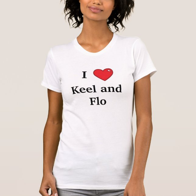 Küken-Liebe Kiel- und Flo-Shirt T-Shirt (Vorderseite)