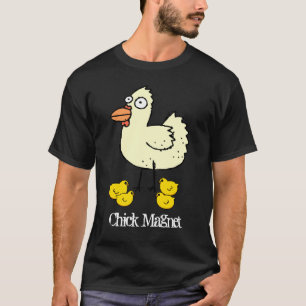 Küken-Magnet für Huhn-Bauern T-Shirt