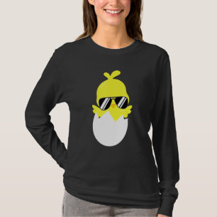 Küken mit Sonnenbrille Farm Tier Hähnchen Cool Hen T-Shirt