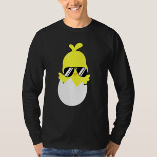 Küken mit Sonnenbrille Farm Tier Hähnchen Cool Hen T-Shirt