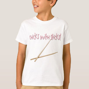 Küken mit Stöcken T-Shirt