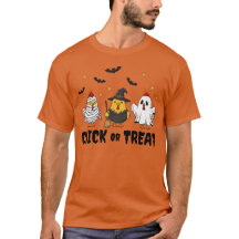 Küken oder Leckerei Funny Chicken Halloween T - Sh