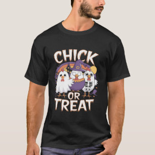 Küken oder Leckerei Witziger Hexenhähnchenverkoch T-Shirt