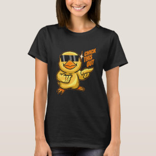Küken Sie dieses Aussehen mit Sonnenbrille an Oste T-Shirt