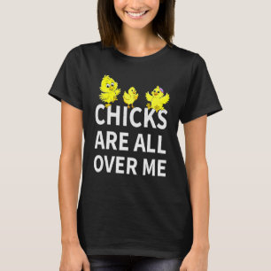 Küken sind überall auf mir  Baby Huhn Ei Kinder Ju T-Shirt
