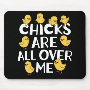 Küken sind überall auf mir Lustiges Ostern Mousepad