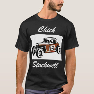 Küken Stockwell alter Zeit-Rennwagen Racearena T-Shirt