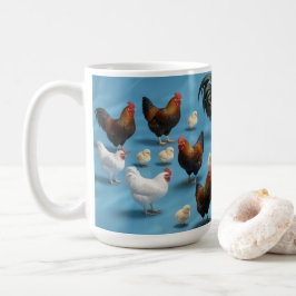 Küken- und Junghahngruppe Kaffeetasse