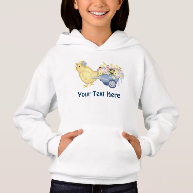 Küken und Warenkorb Hoodie (Vorderseite)