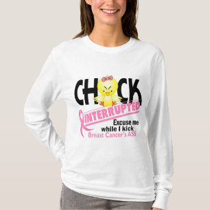Küken unterbrach 2 Brustkrebs T-Shirt