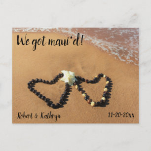 Kukui Nut Lei Beach Wir Got Maui'd Postcard Postkarte