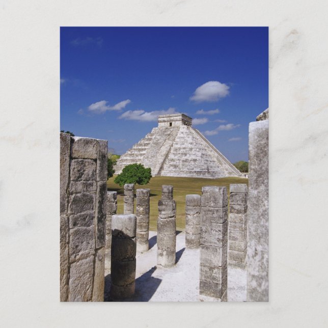 Kukulcan Pyramide aus der Gruppe der Postkarte (Vorderseite)