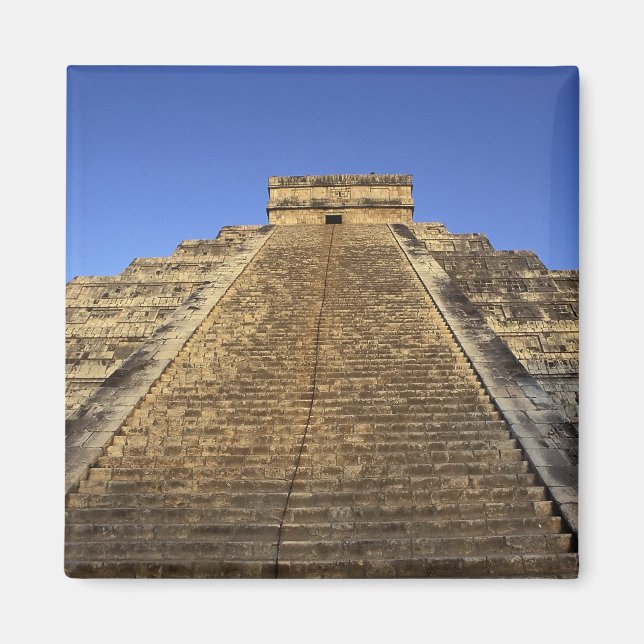 Kukulcan-Tempel oder Castillo-Schloss) in 2 Magnet (Vorne)