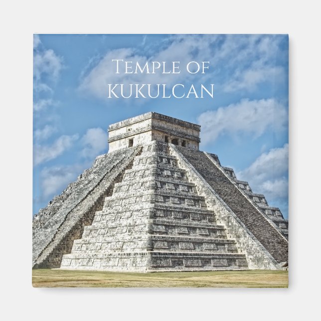 Kukulcán-Tempel, Pyramid, Chichen Itza, Mexiko Magnet (Vorne)