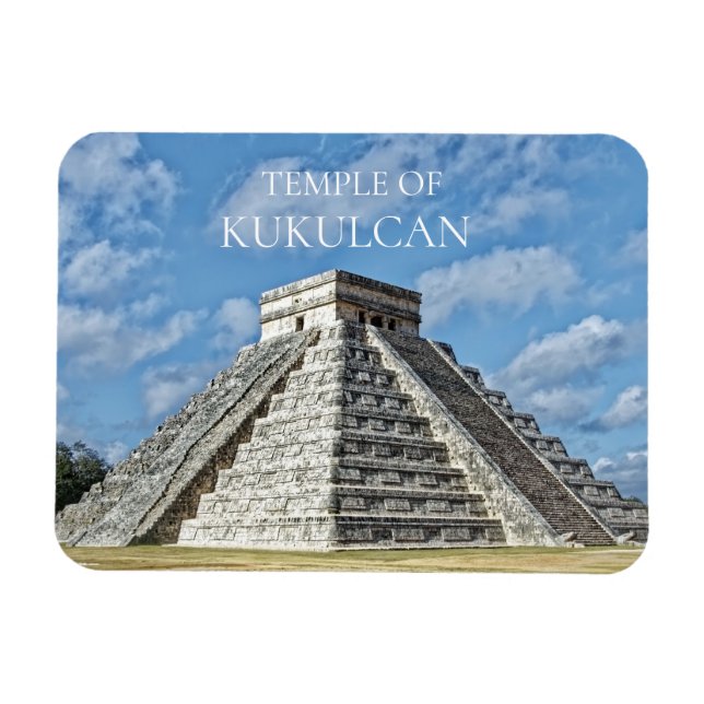 Kukulcán-Tempel, Pyramide, Chichen Itza, Mexiko Magnet (Horizontal)
