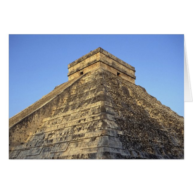 Kukulcan Temple oder Castillo Castle) in (Vorderseite (Horizontal))