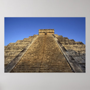 Kukulcan Temple oder Castillo Castle) in 2 Poster