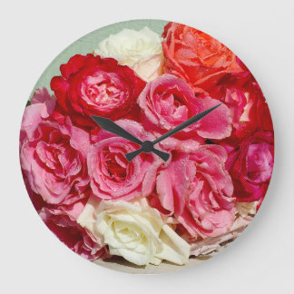 Kula Rose Maui Wall Clock Große Wanduhr