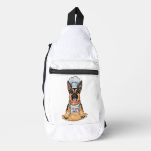 Kulinarische Kanine: Baker German Shepard with Loa Crossbody Bag