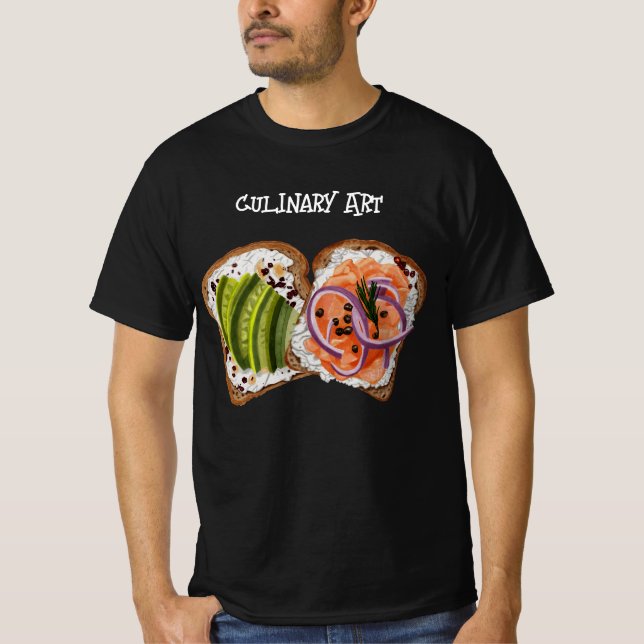 Kulinarische Kunst T-Shirt (Vorderseite)