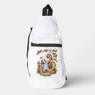 Kulinarischer Abend: Eine Schlange in einer Schürz Crossbody Bag