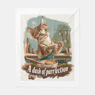 Kulinarischer Cat Koch Fleecedecke