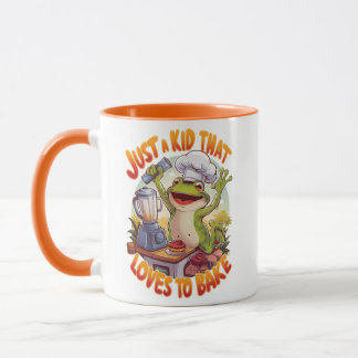 Kulinarischer Frosch: Frogtastische Blender-Magie Tasse