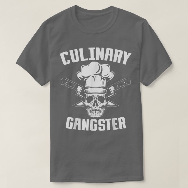 Kulinarischer Gangster, Küchenchef Koch, Cooking G T-Shirt (Design vorne)