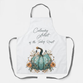 Kulinarischer Künstler der Türkei Roast Blue Pumpk Schürze
