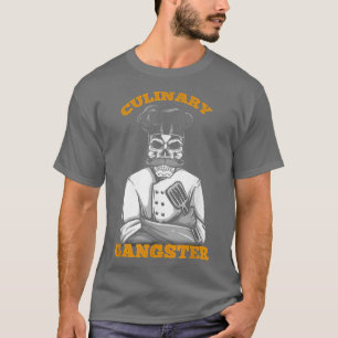 Kulinarisches Gangster Kochmeister Restaurant T-Shirt