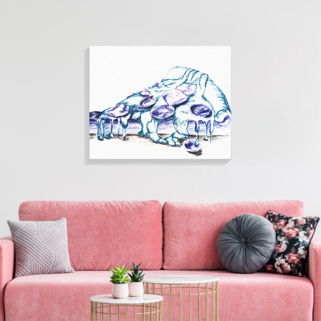 Kulinarisches Langlaufen Leinwanddruck (Insitu (Wohnzimmer))