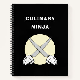 Kulinarisches Ninja Lieblings-Backen Kochrezeption Notizbuch