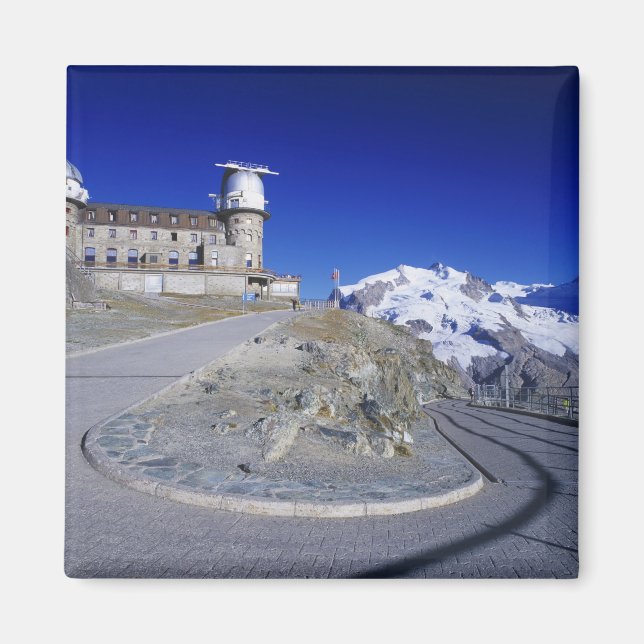 Kulm hotel and trail, Gornergrat, Zermatt, Magnet (Vorne)