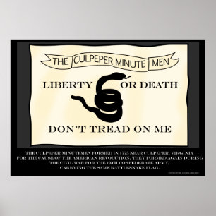 Kulpeper-Minutemen-Flagge Poster