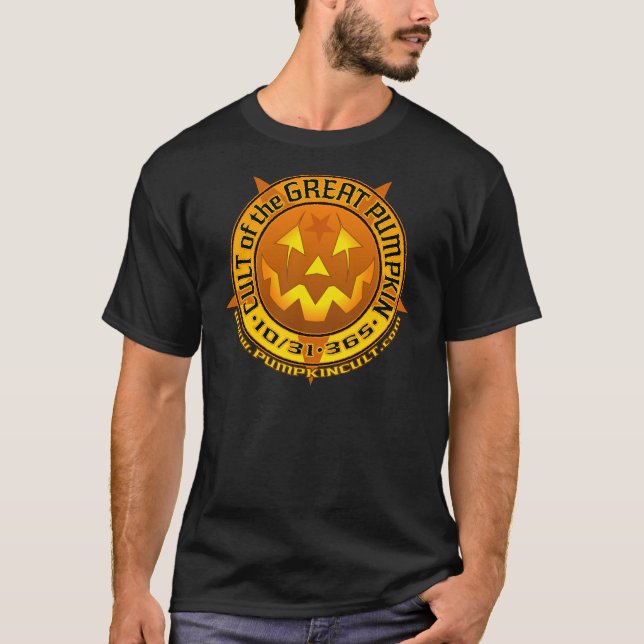 Kult des großen Kürbis-Logo-Shirts T-Shirt (Vorderseite)