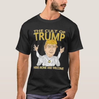 Kult des Trumpf-Schwarzen T-Shirt